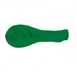 Balloon metallized in green color 30 cm