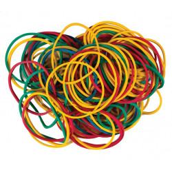 Rubber bands 40mm in a bag colored CENTRUM, 100 g.