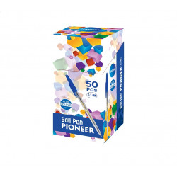 Ballpoint pen PIONEER, blue, CENTRUM, pack of 50
