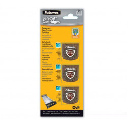 Cutter replaceable cartridges FELLOWES, 3 knives
