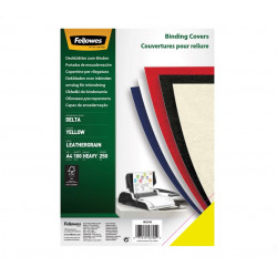 Binding back DELTA FELLOWES, yellow 100 sheets
