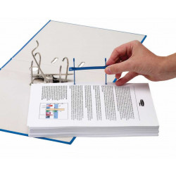 Document archive tabs blue 10 cm.E-clip Fellowes