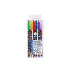 Gel pen set GLITTER 6pcs 1.0mm Centrum