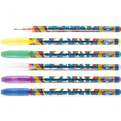 Gel pen set GLITTER 6pcs 1.0mm Centrum