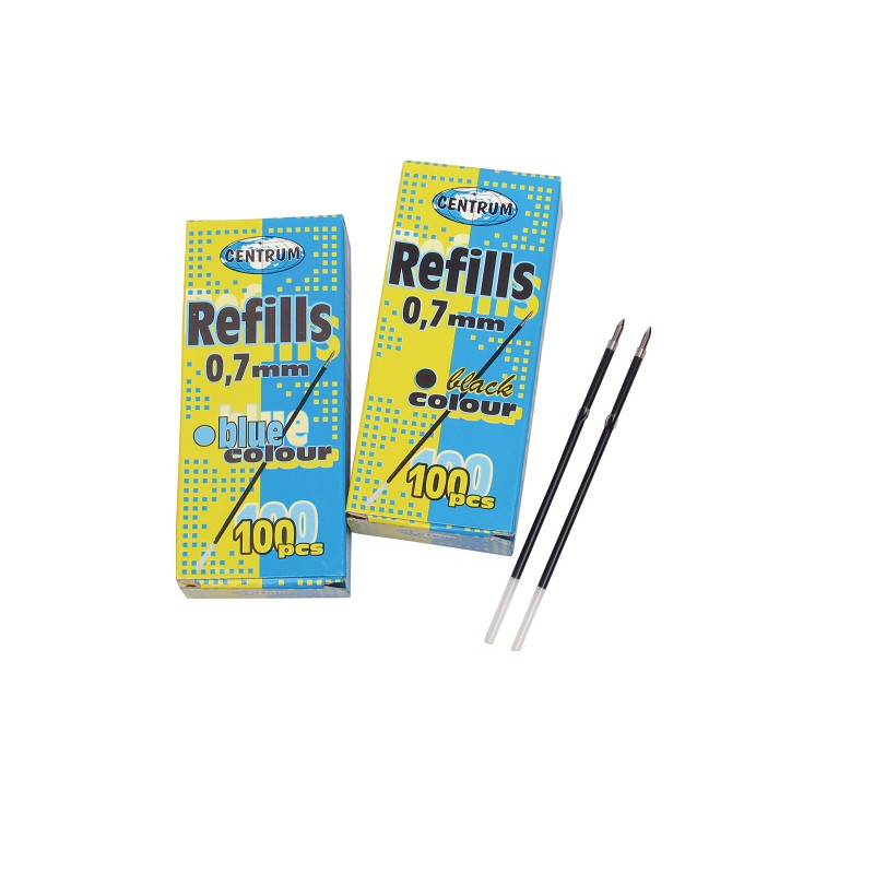 Refill for ballpoint pen 0.7mm blue color CENTER