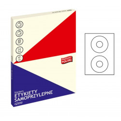 Self-adhesive labels GRAND 033 A4 diameter 117mm 2 labels 100 sheets