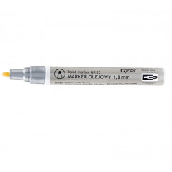 Marker oil GRAND GR-25 silver color