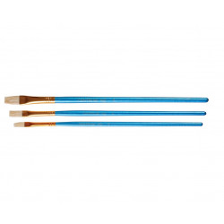 Brush set flat 3pcs (No. 2,4,6) CENTRUM
