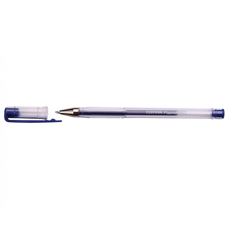 Gelinis rašiklis 0,7mm PLASMA CENTRUM, mėlynas įp.12