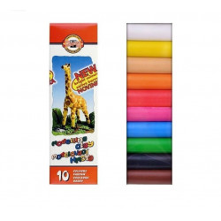 Plasticine 200 g. KOH-I-NOOR 10 colors