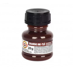 Ink for drawing KOH-I-NOOR brown 20ml