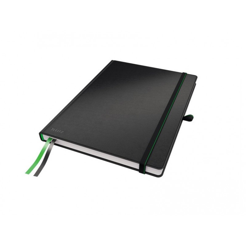 Notebook Leitz Complete Esselte A4 in black, checkered