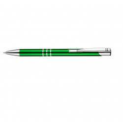 Ballpoint pen KALIPSO green with silver color details