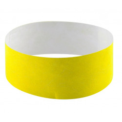 Paper bracelet EVENTS, yellow, COOL