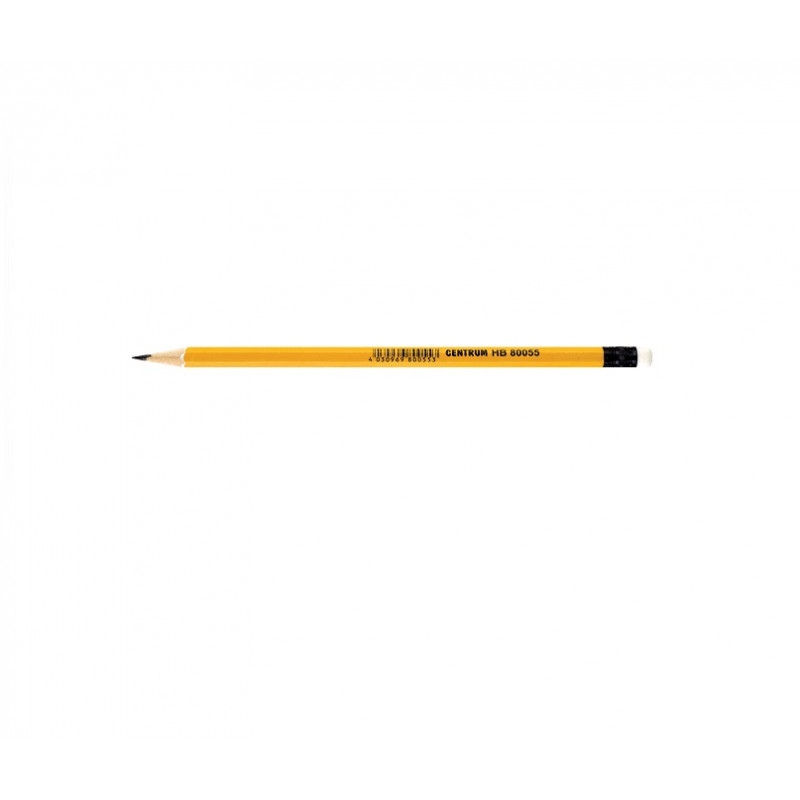 Pencil with eraser HB engraved CENTRUM