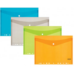 Folder A4 with clip with perforation CENTRUM, mix
