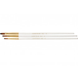 Brush set flat 3pcs (No.2,4,6) CENTRUM