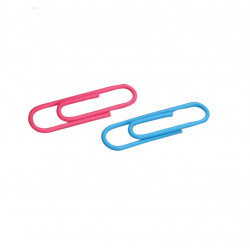 The paper clips are colored 28mm. CENTER, 100 pcs. Box of.10