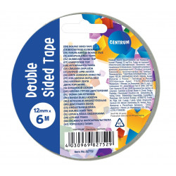 Adhesive tape 12mmx6m CENTRUM, double sided