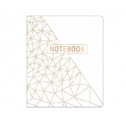 Checkered notebook BRONZE A5 80g 48 sheets