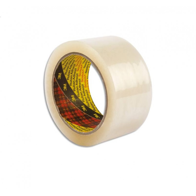 Adhesive tape packing 3M Scotch 50mmx66m transparent LONG LASTING pack.6 / 36