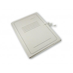 Folder for A4 documents white with laces pcs.50