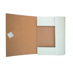 Folder for A4 documents white with laces pcs.50