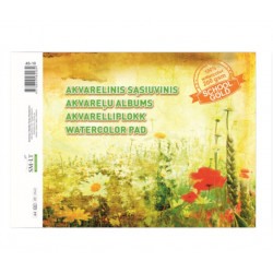 Watercolor notebook A4 10 sheets