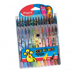 Set of felt-tip pens and colored pencils MAPED COLOR PEPS