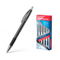 Automatinis rašiklis gelio ERICHKRAUSE R-301, 0,4mm juodas įp.12