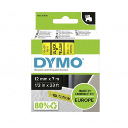 Strip DYMO 12mmx7m black/yellow S0720580