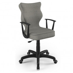 Chair ENTELO NORM BLACK Twist 03 light gray color