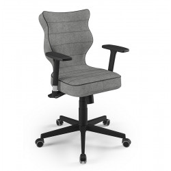 Chair ENTELO NERO black Alta03 light gray color
