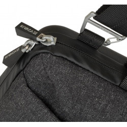 Handbag for laptop RIVACASE 33,2x24x2,1cm gray color