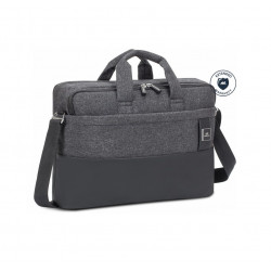 Handbag for laptop RIVACASE 39x28,5x4,5cm gray color