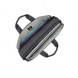 Handbag for laptop RIVACASE 39x28,5x4,5cm gray color