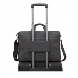 Handbag for laptop RIVACASE 39x28,5x4,5cm gray color