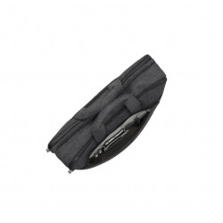 Handbag for laptop RIVACASE 39x28,5x4,5cm gray color
