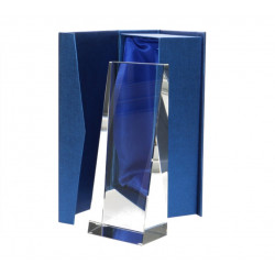 Glass trophy C037 height 20cm