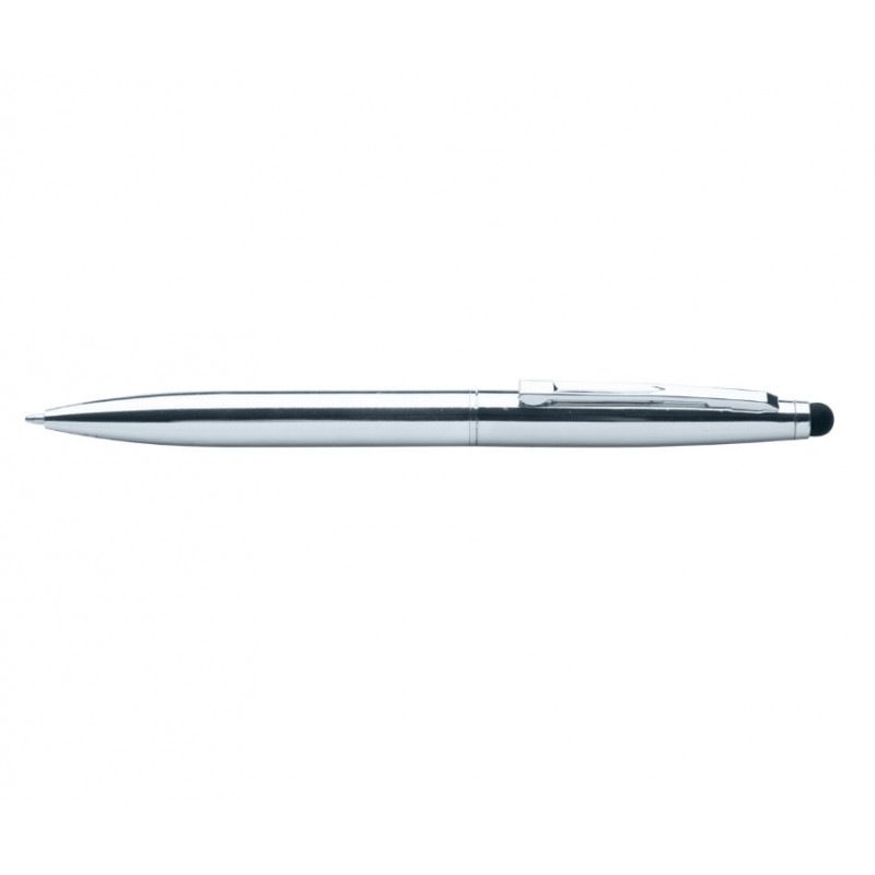 Metal ballpoint pen with pen ROSEY, silver color, COOL