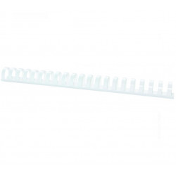 Binding spirals plastic FELLOWES 14mm, white 100pcs