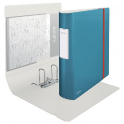Binder with rubber LEITZ COSY A4 / 65mm, blue color