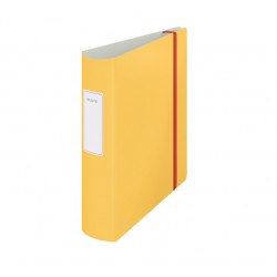 Binder with rubber LEITZ COSY A4 / 65mm, yellow