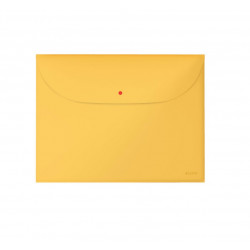 Folder with clip and pocket LEITZ COSY A4, yellow