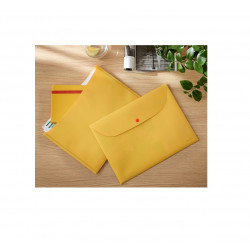 Folder with clip and pocket LEITZ COSY A4, yellow