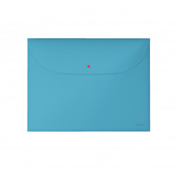 Folder with clip and pocket LEITZ COSY A4, blue