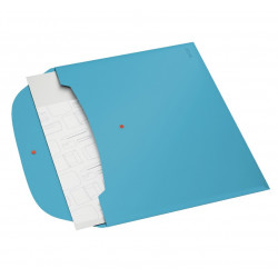 Folder with clip and pocket LEITZ COSY A4, blue