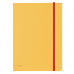 Folder with rubber LEITZ COSY A4, yellow