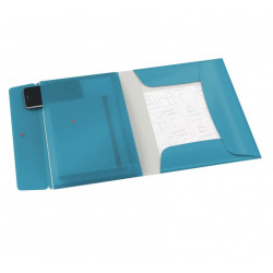 Folder with rubber LEITZ COSY A4, blue