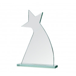 Glass trophy G044 height 26 cm